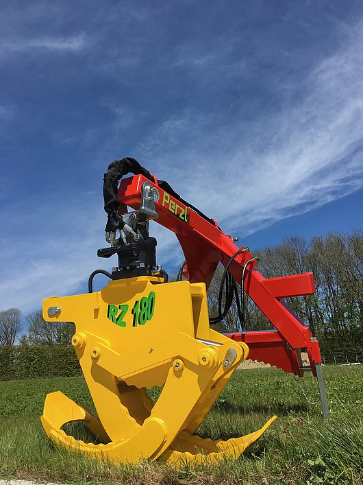 Rückezange mit Rotor Rückezange RZ180 mit Rotor