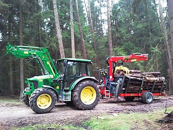 6 tonen Rückewagen bei Familie Paulus aus der Oberpfalz